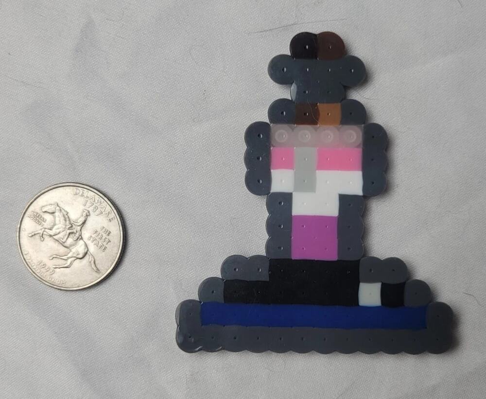 Genderfluid LGBT Potion Perler Pixel Art